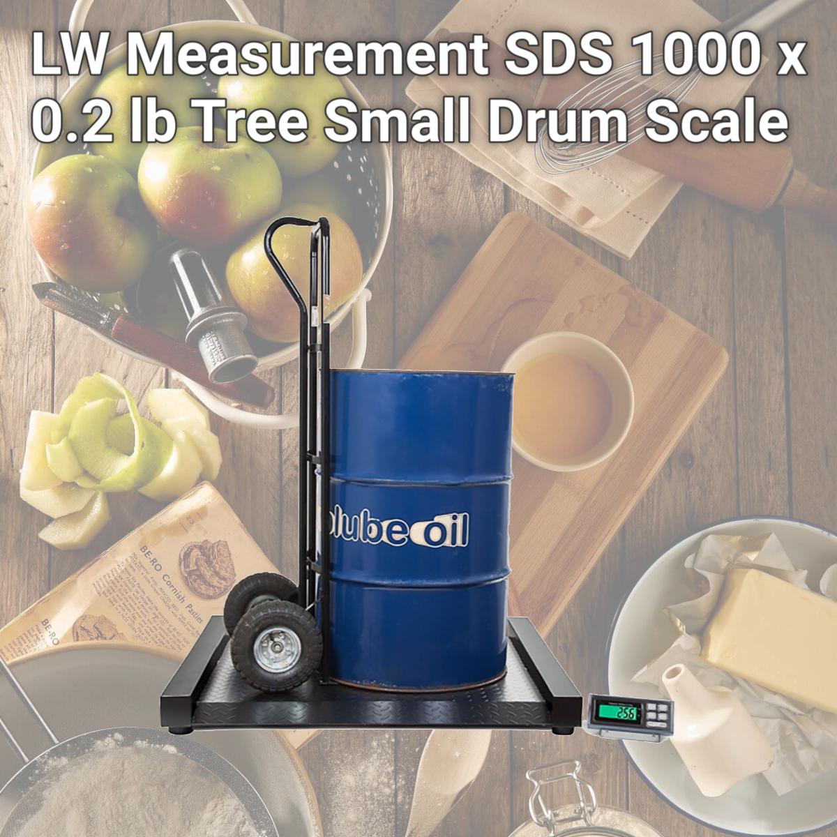 Picture of LW Measurement SDS 1000 x 0.2 lb Tree Small Drum Scale