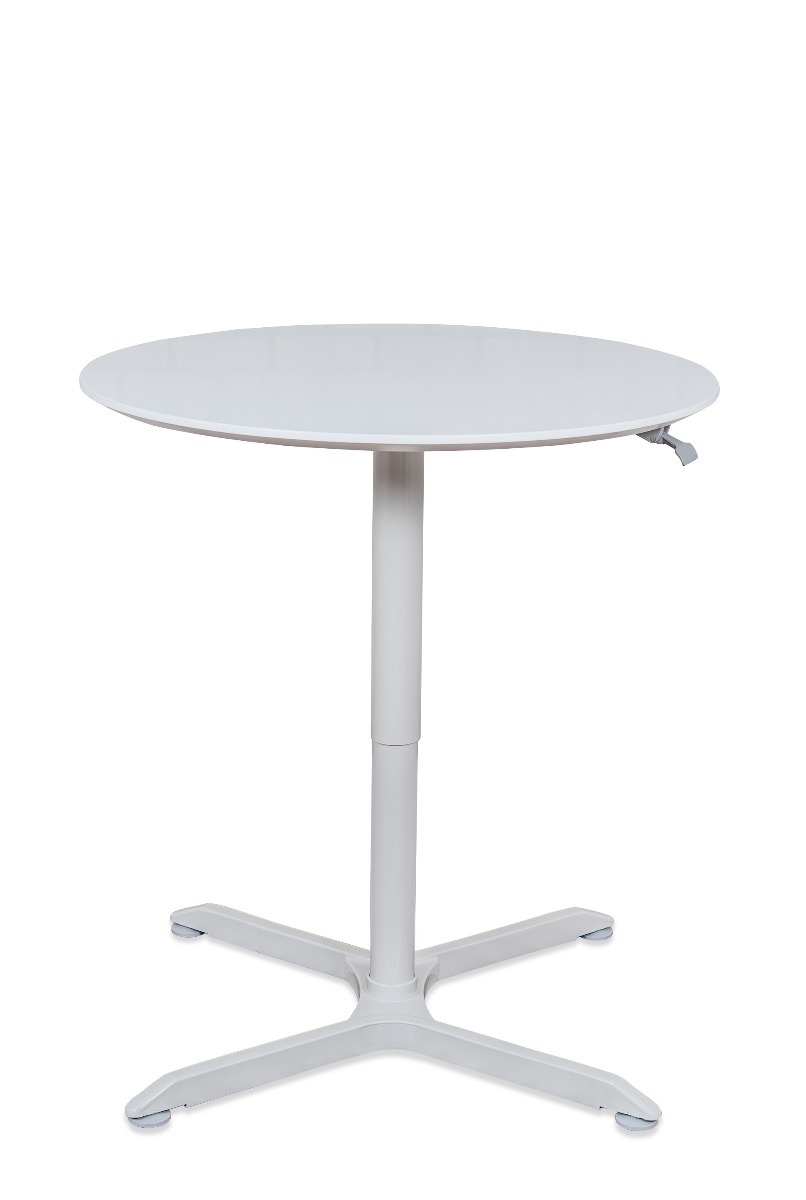 36 In. Pneumatic Height Adjustable Round Cafe Table