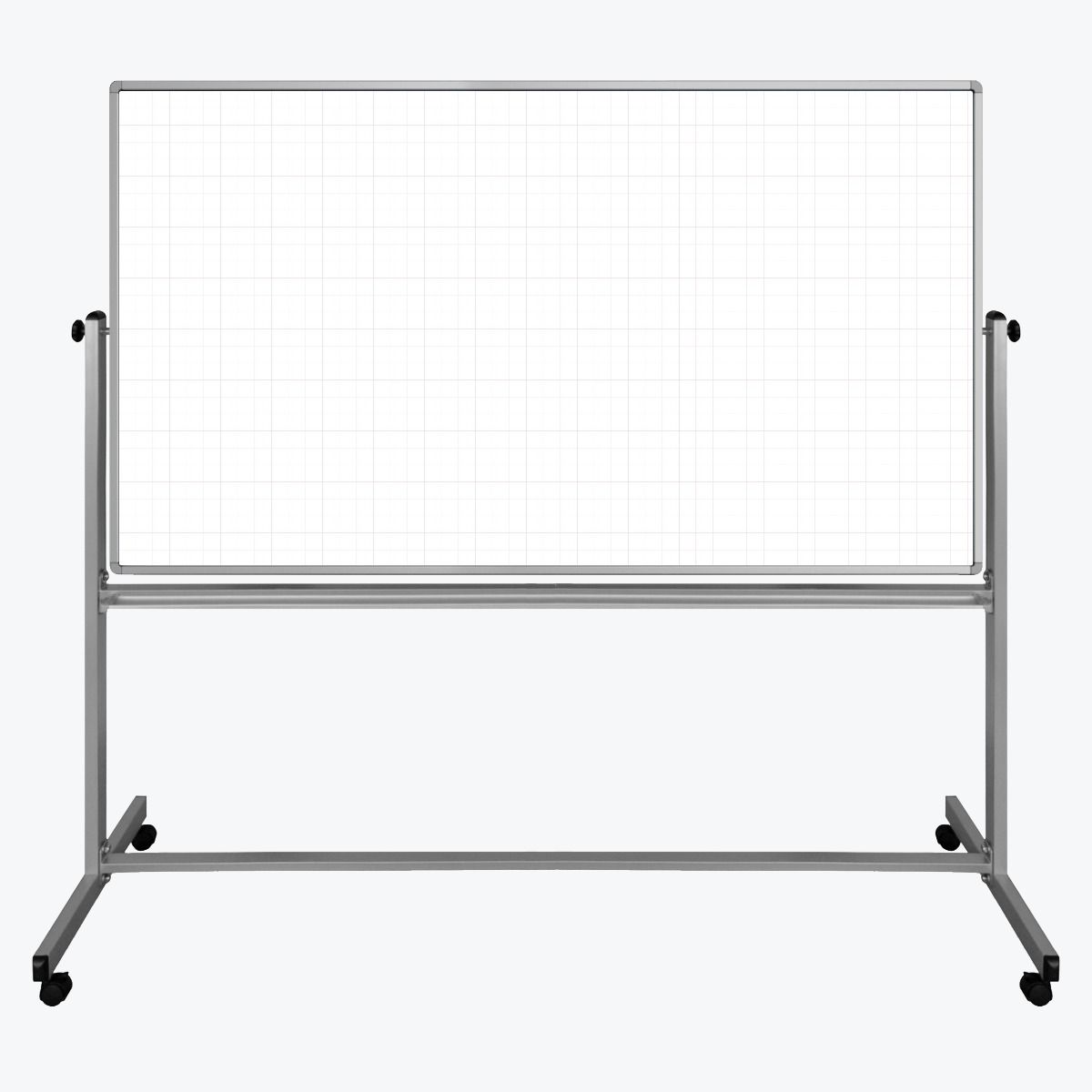 Mb7240lb 72 X 40 In. Mobile Magnetic Double-sided Ghost Grid Whiteboard