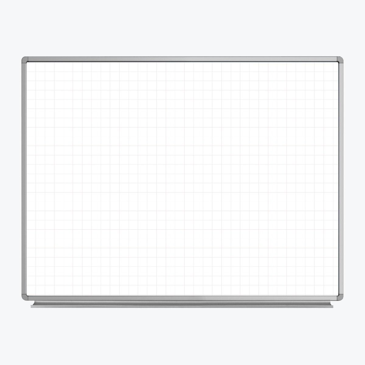 Wb4836lb 48 X 36 In. Wall Mounted Magnetic Ghost Grid Whiteboard