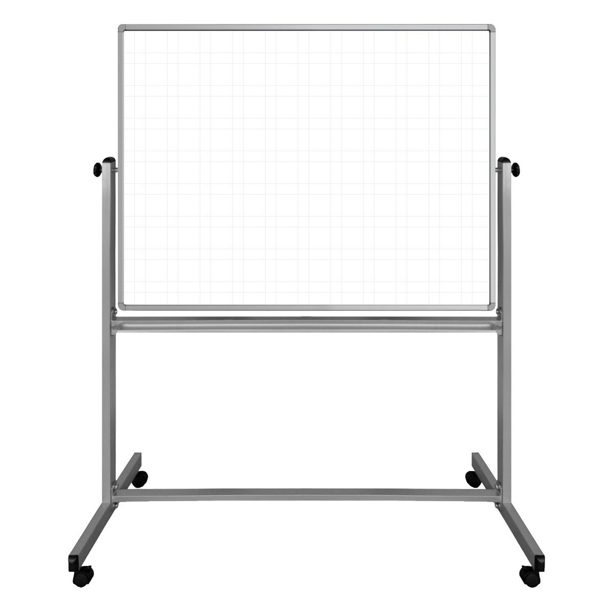 Mb4836lb 48 X 36 In. Mobile Magnetic Double-sided Ghost Grid Whiteboard