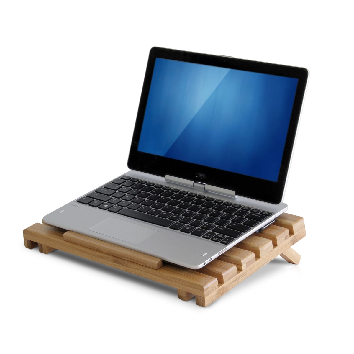 Fncj-33027 Bamboo Notebook Cooling Desk Tray, Natural