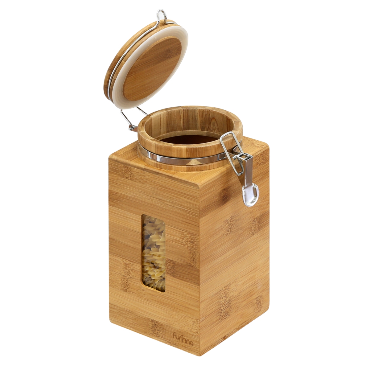 Fk8960 Dapur Bamboo Tight Canister - 1.9 Lbs