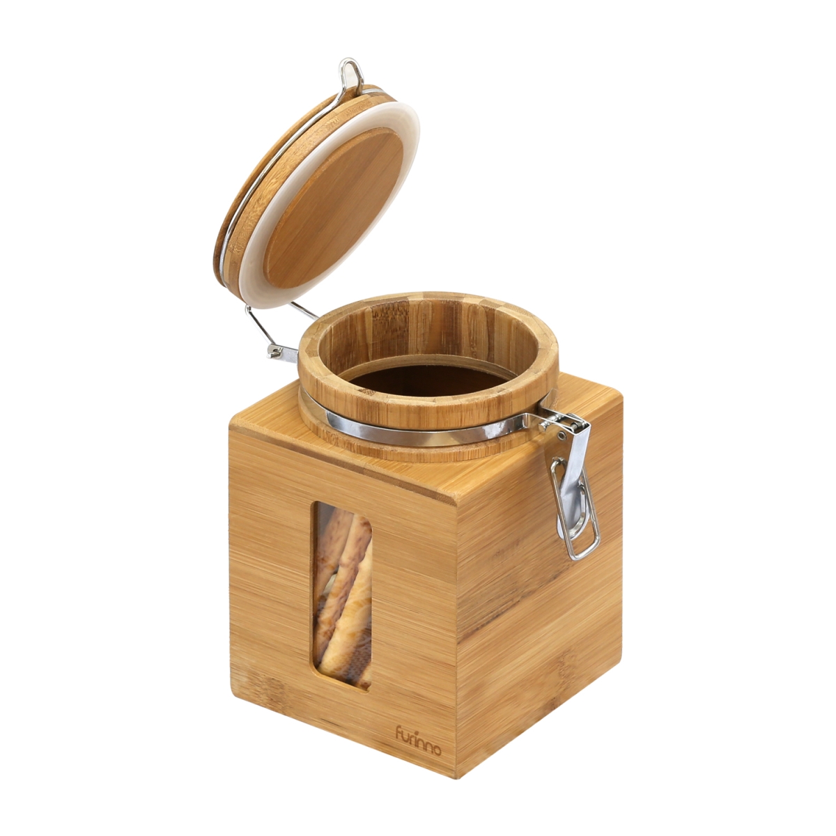 Fk8959 Dapur Bamboo Tight Canister - 1.38 Lbs