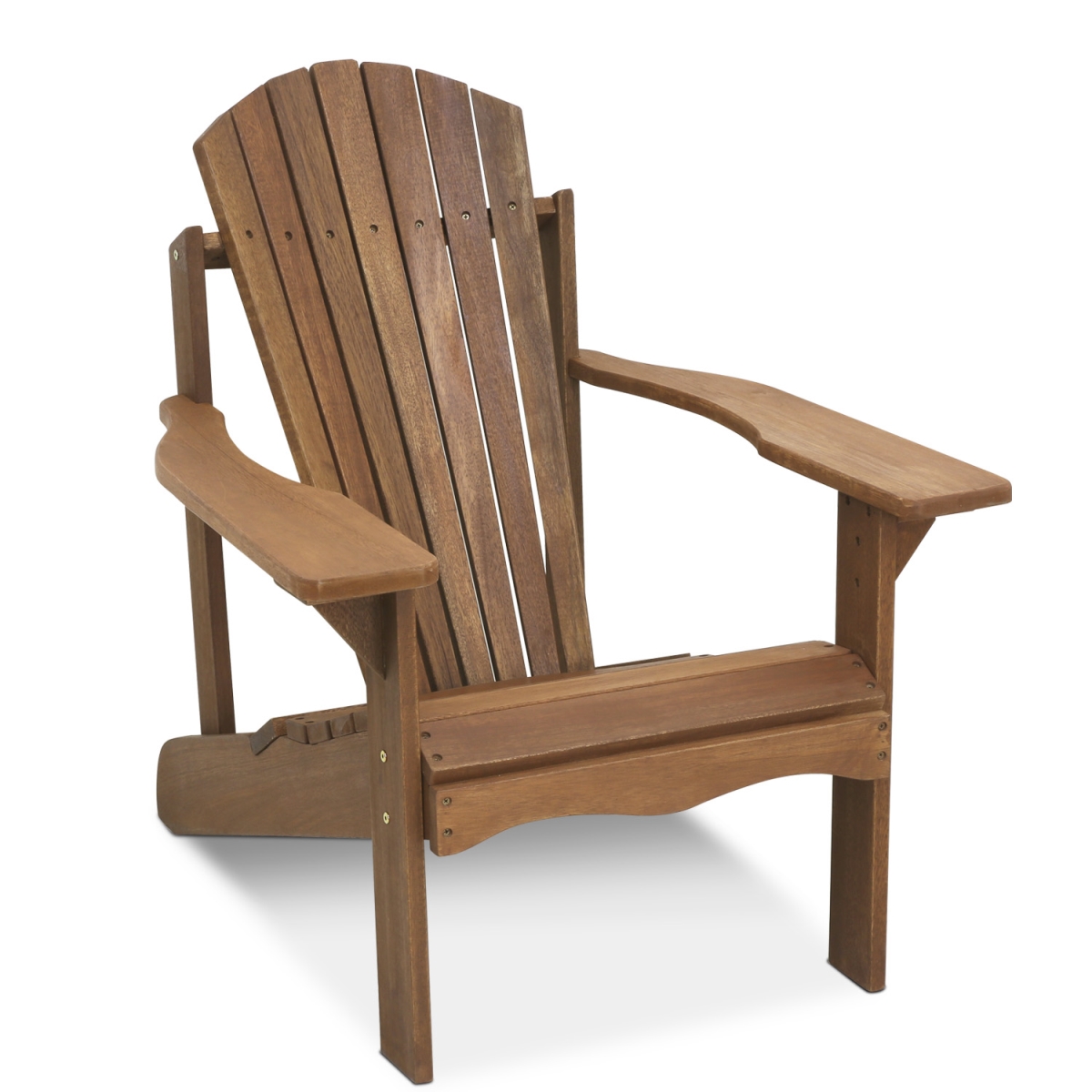 Tioman Hardwood Adirondack Patio Chair In Teak Oil