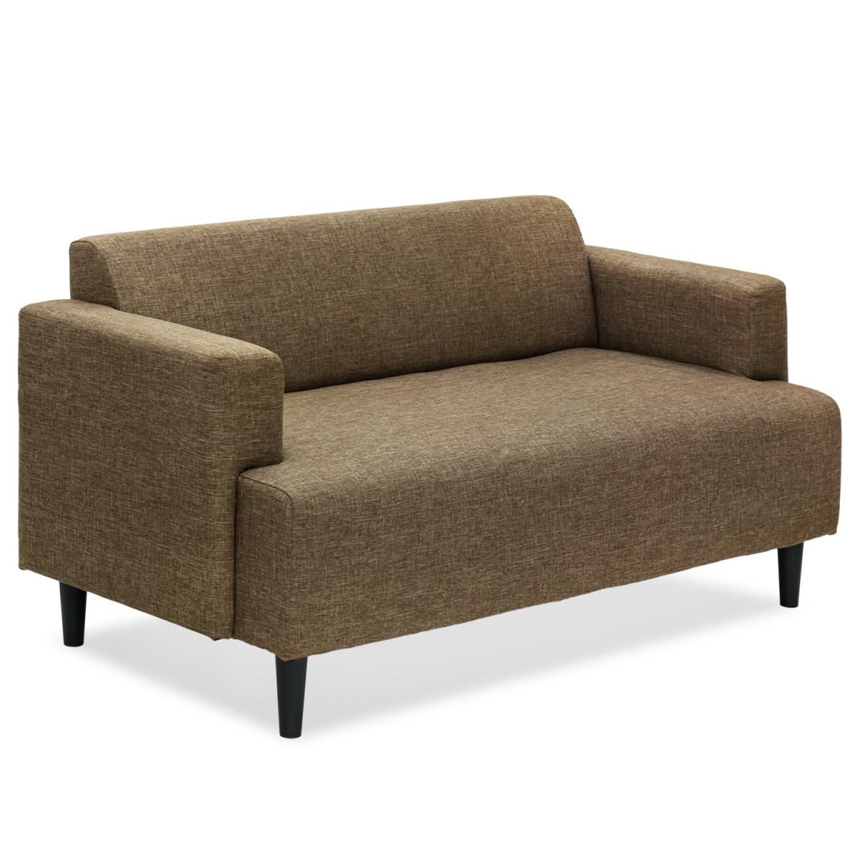 Sf808br Simply Home Modern Fabric Sofa, Brown