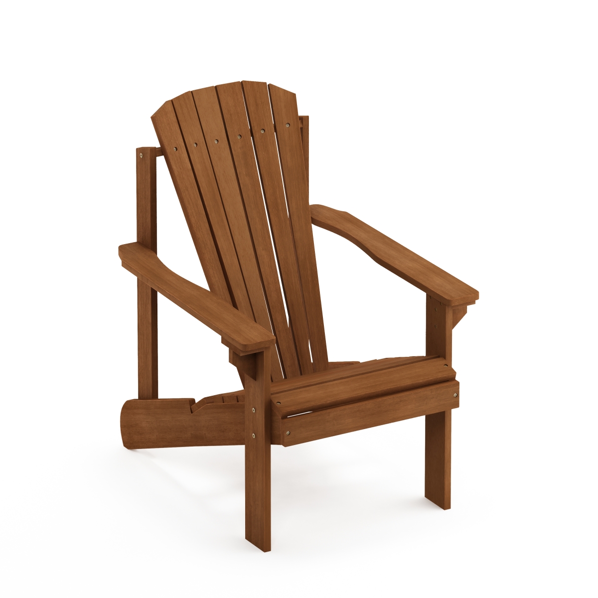 Fg18921 Tioman Small Hardwood Adirondack Patio Chair, Teak Oil
