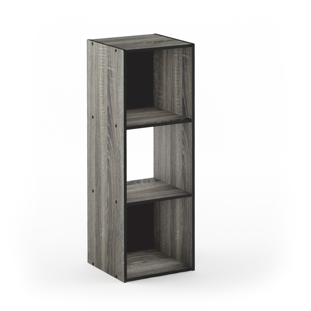 18050gyw 3 X 1 In. Pelli Cubic Storage Cabinet, French Oak Grey & Black