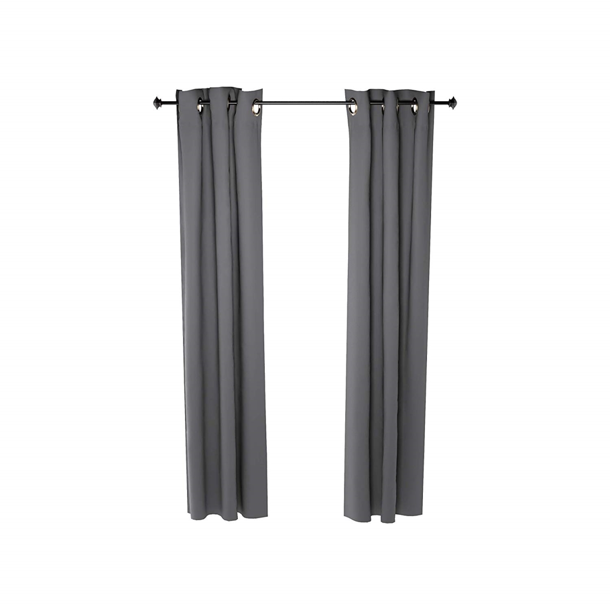 2-fc66002dgy Collins Blackout Curtain, 42 X 84 In. - 2 Panels - Dark Grey