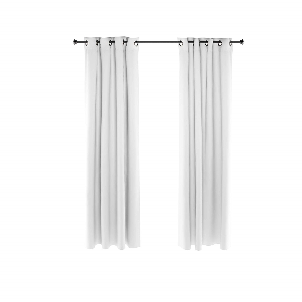 2-fc66004wh Collins Blackout Curtain, 52 X 84 In. - 2 Panels - White