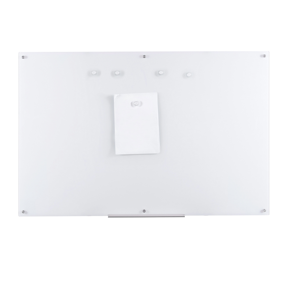 Fgb3959wm Eddington Magnetic Glass Dry Erase Board, White - 39 X 59 In.