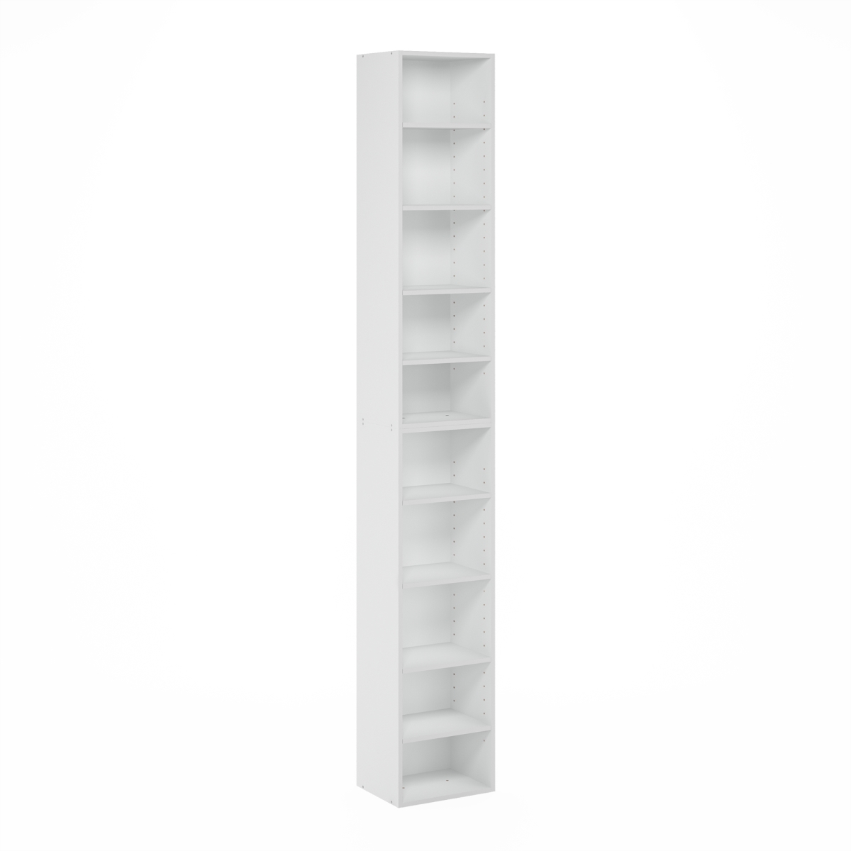 UPC 840308817821 product image for 24383WH Pasir 10-Tier Open Shelf Bookcase, White | upcitemdb.com