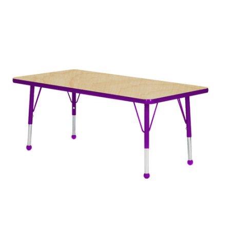 M3660sa-sb 36 X 60 In. Rectangle Table With Standard Height Ball Glide, Maple & Sour Apple