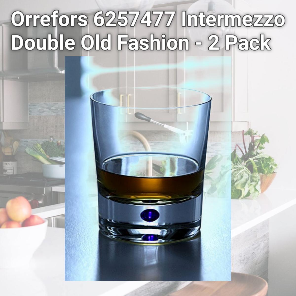 Picture of Orrefors 6257477 Intermezzo Double Old Fashion - 2 Pack