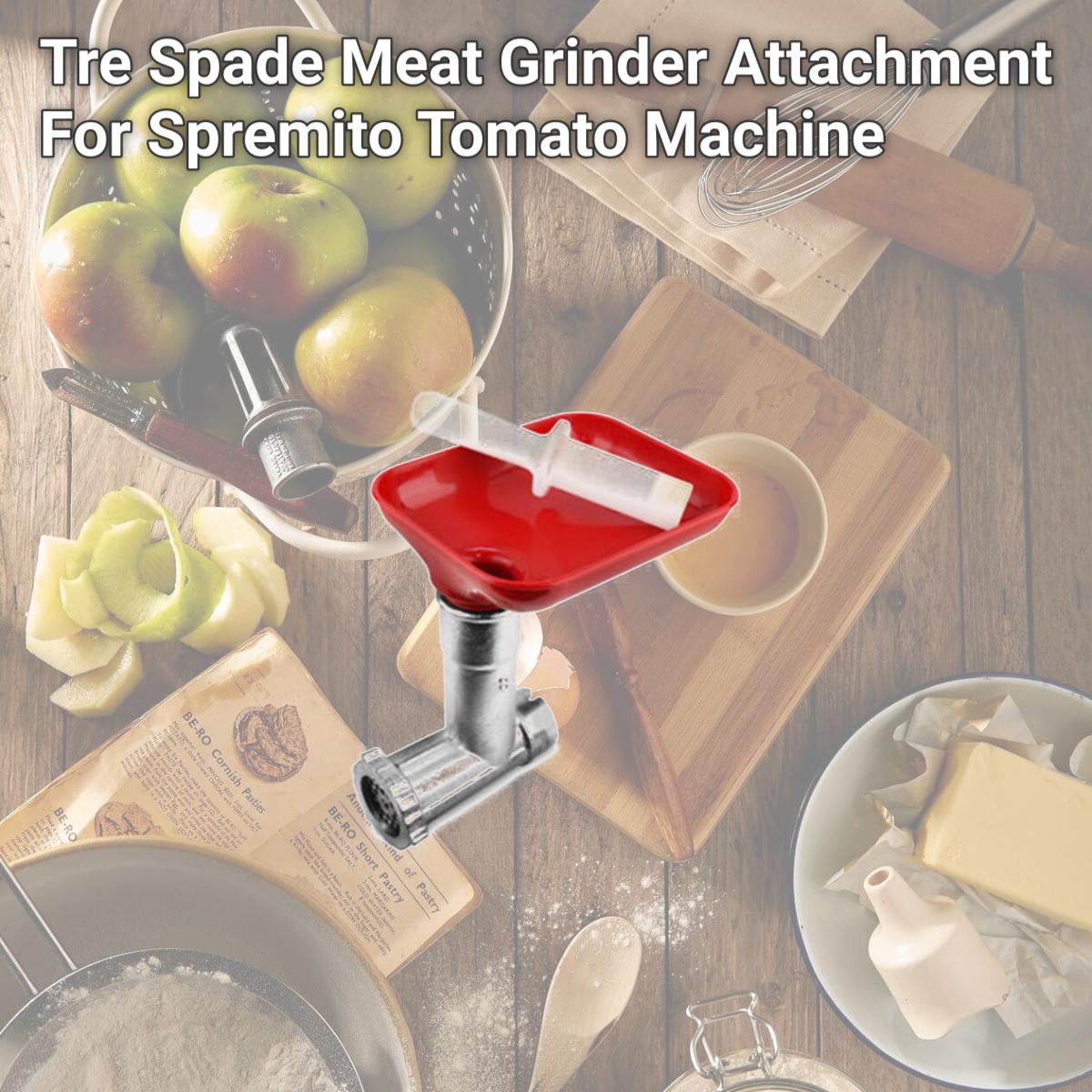 Picture of Gary Valenti V258 Tre Spade Meat Grinder Attachment For Spremito Tomato Machine