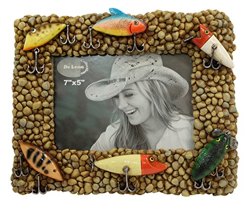 Deleon Collections 13606 7 X 5 In. Fishing Lure Photo Frame Home Decor