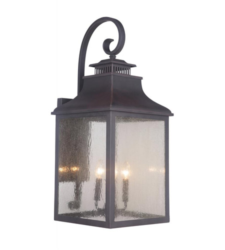 413177 4 Light Bronze Outdoor Lantern