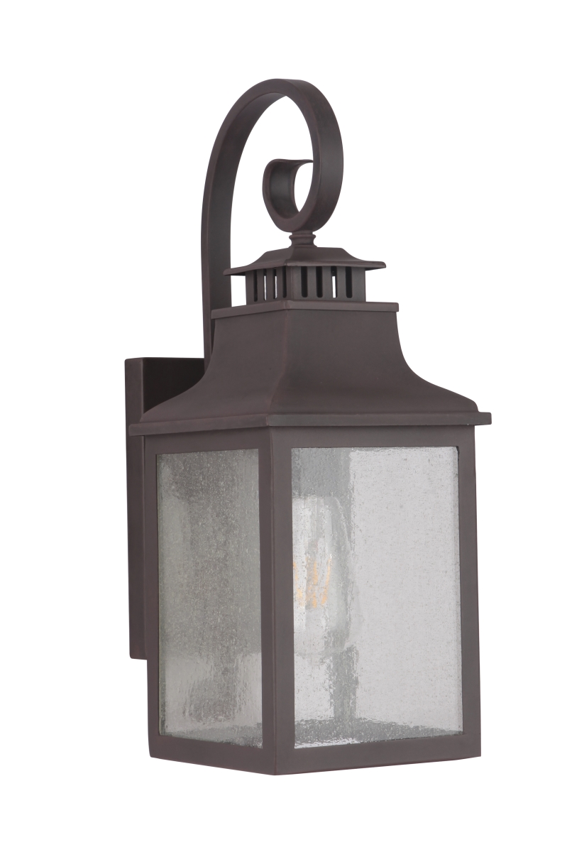 307177 Drake Ii One Light Outdoor Lantern, Medium - Bronze