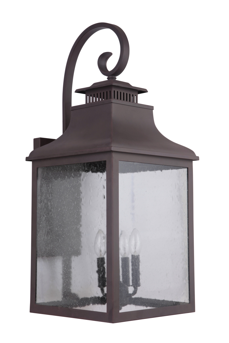 313177 Drake Ii Four Light Extra Large Outdoor Lantern, Medium - Bronze