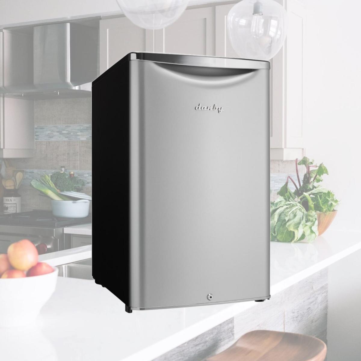 Picture of Danby DAR044A6DDB 4.4 CF Compact Refrigerator- Iridium Silver Steel
