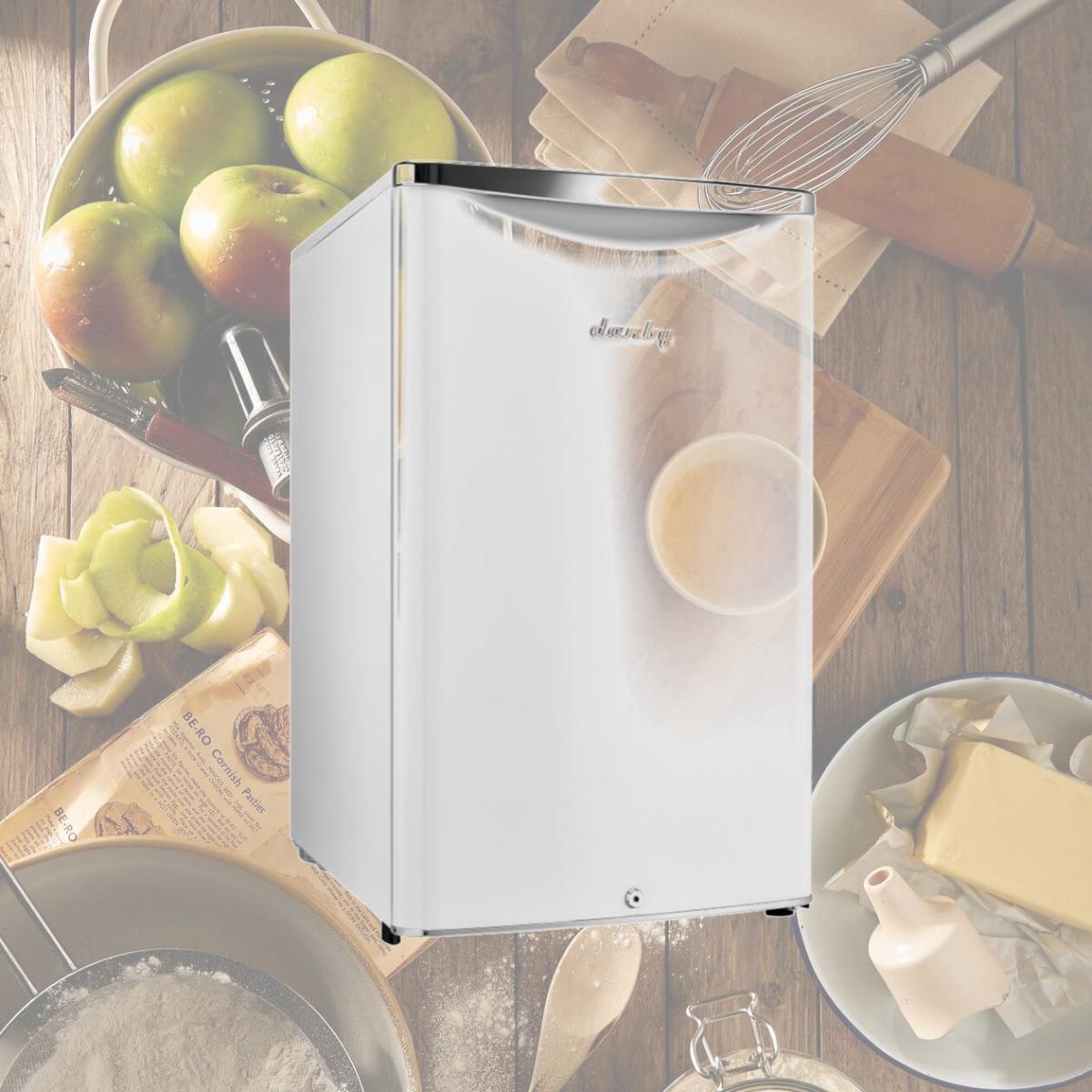 Picture of Danby DAR044A6PDB 4.4 CF Compact Refrigerator- Scarlett Red Metallic