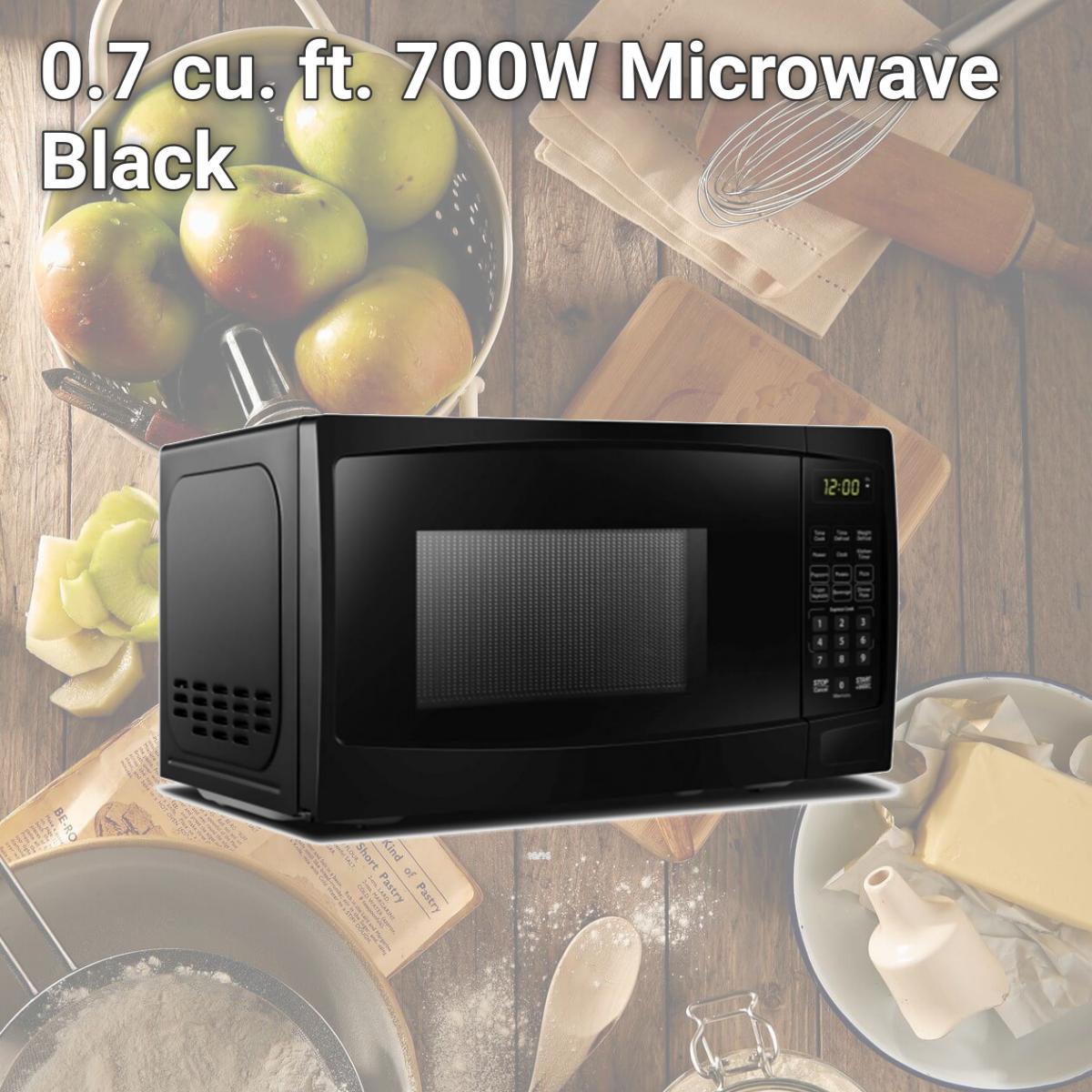Picture of Danby DBMW0720BBB 0.7 cu. ft. 700W Microwave, Black