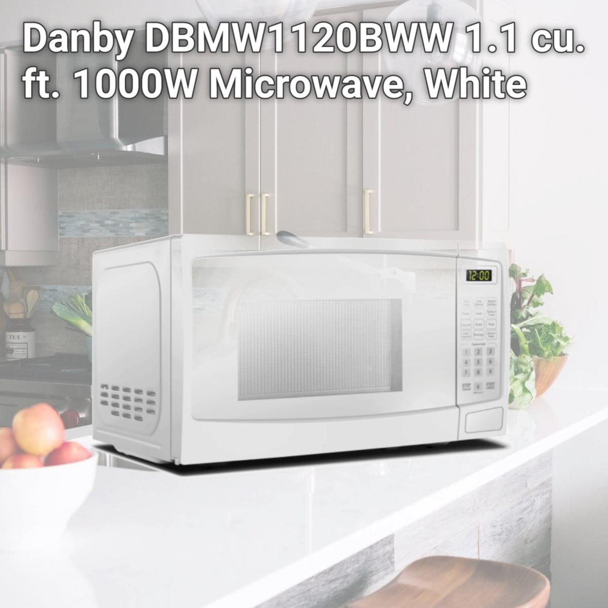 Picture of Danby DBMW1120BWW 1.1 cu. ft. 1000W Microwave, White