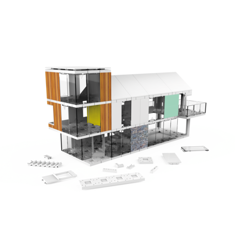 A10002 120 - Architectural Model Building Kit, 400 Piece