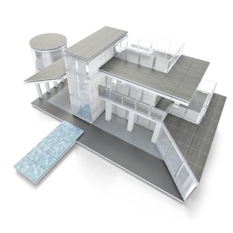 A10036 360 - Architectural Model Building Kit, 570 Piece