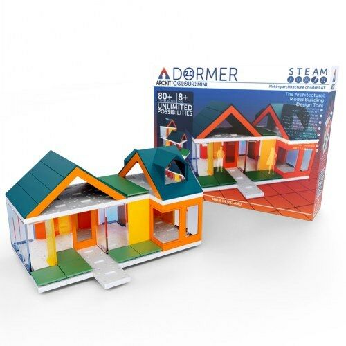 A10045 Mini Dormer Colours 2.0 - Architectural Model Building Kit, 80 Piece