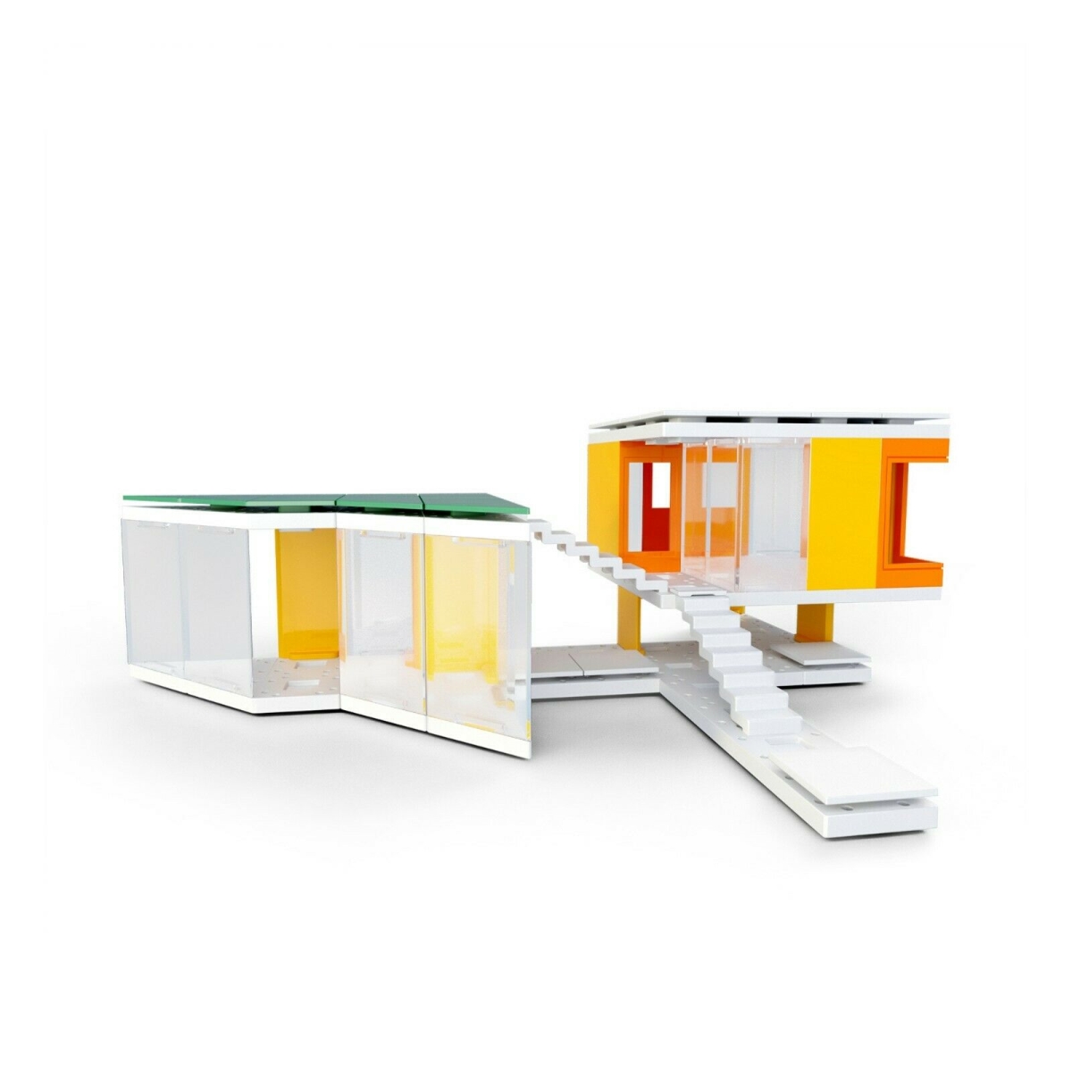 A10054 Mini Modern Colours 2.0 Architect Model Kit, 105 Piece