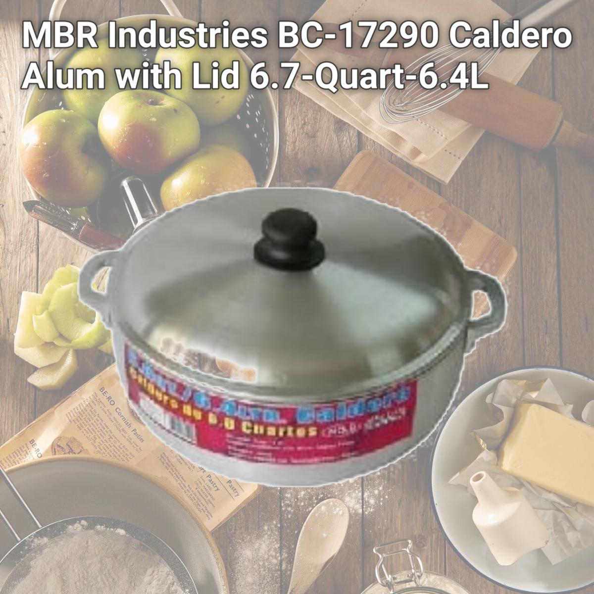 Picture of MBR Industries BC-17290 Caldero Alum with Lid 6.7-Quart-6.4L