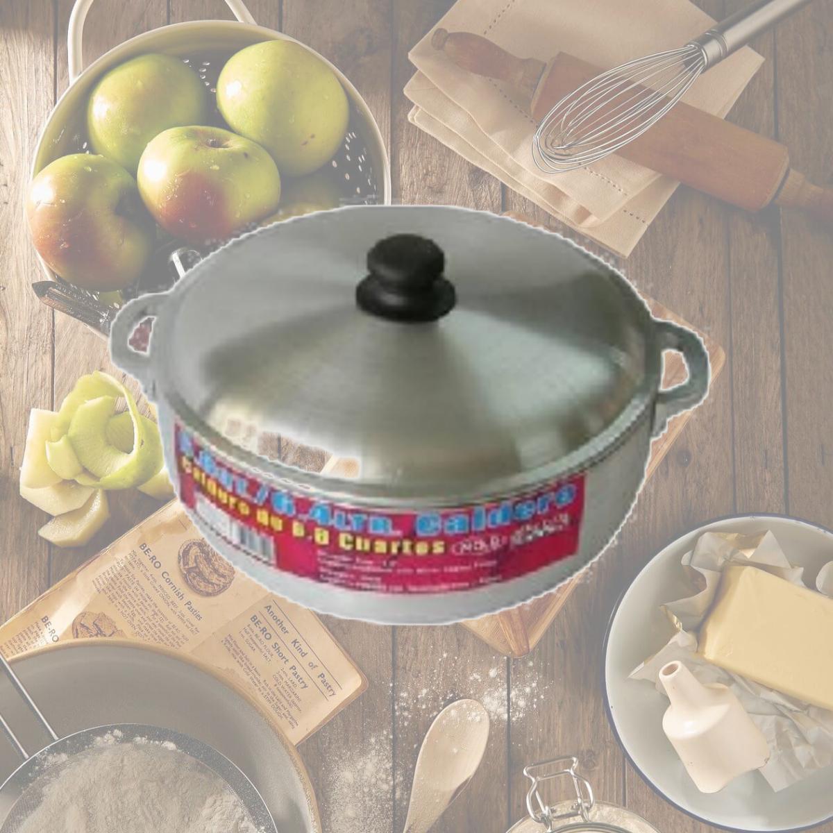 Picture of MBR Industries BC-17290 Caldero Alum with Lid 6.7-Quart-6.4L