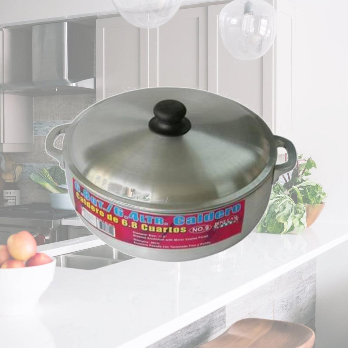 Picture of MBR Industries BC-17300 Caldero Alum with Lid 11.3-Quart-10.7L