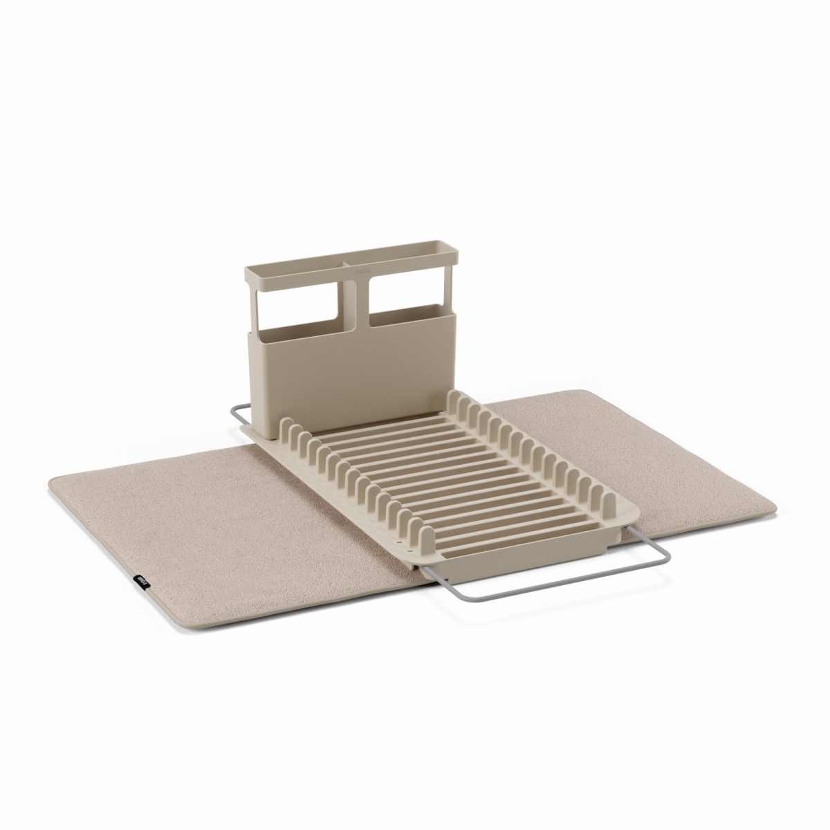 UPC 028295361422 product image for 1016883-1189 Udry Over The Sink Dish Rack with Dry Mat, Latte | upcitemdb.com