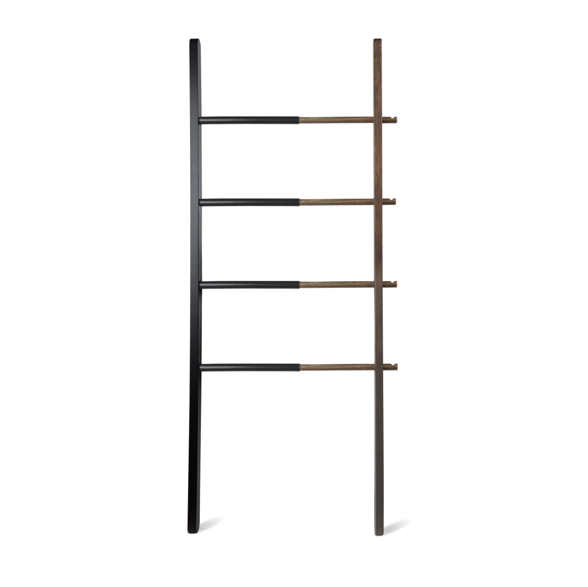 320260-048 Hub Ladder Expands From 16 To 24 In. - Black & Walnut