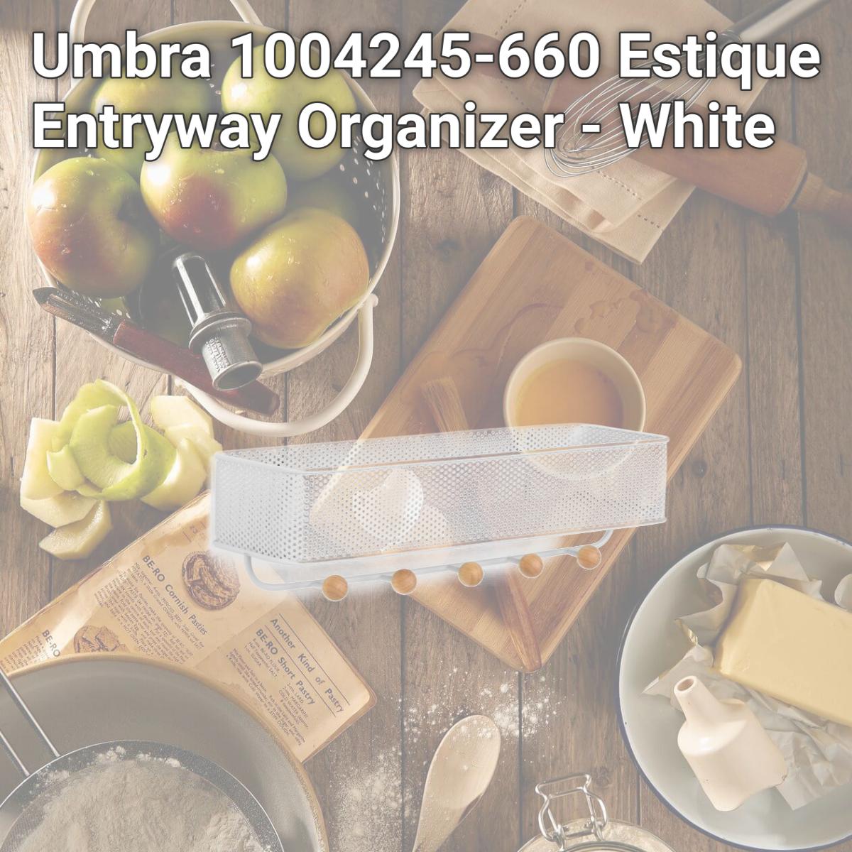 Picture of Umbra 1004245-660 Estique Entryway Organizer - White