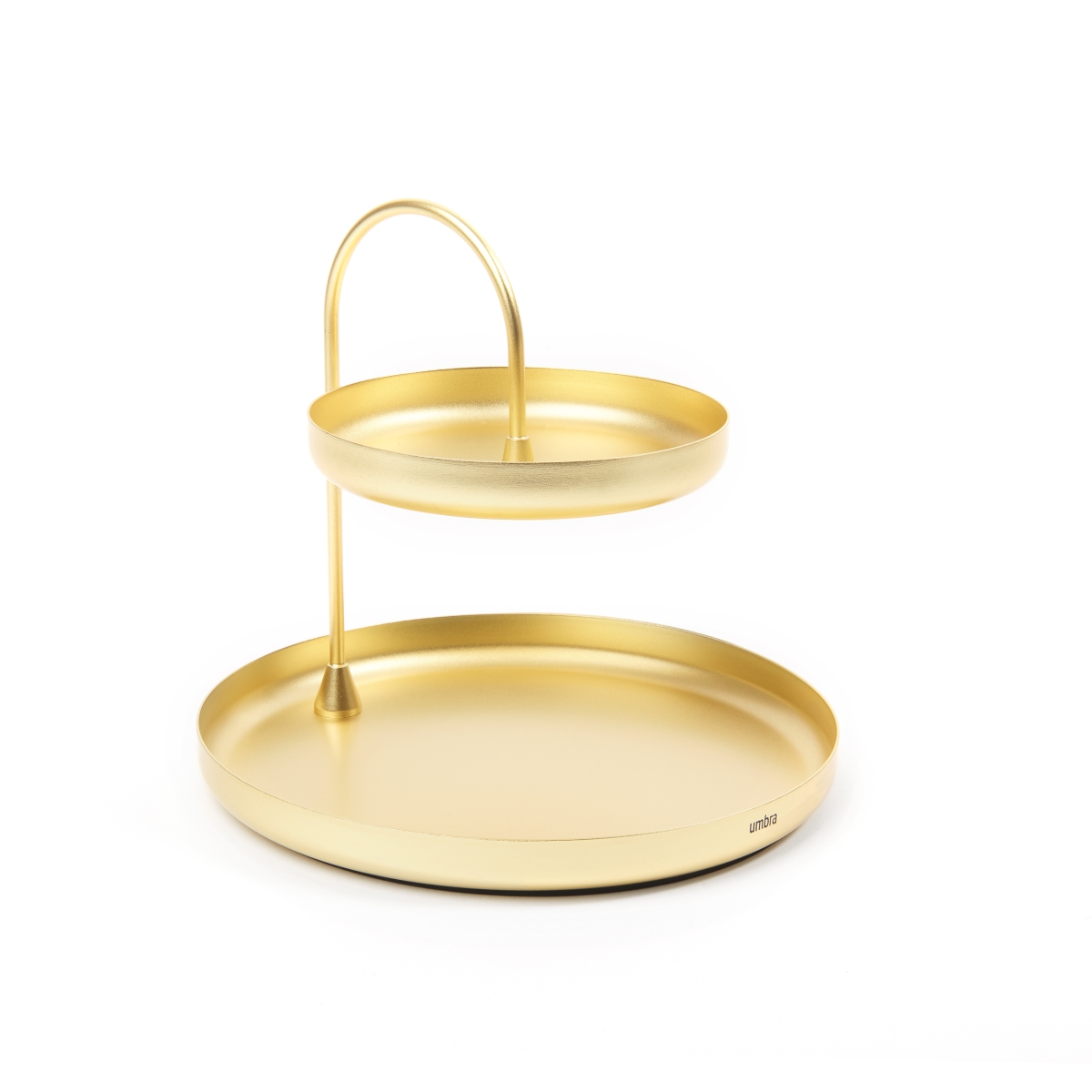 1009707-104 Poise Large Jewelry Tray - Matte Brass