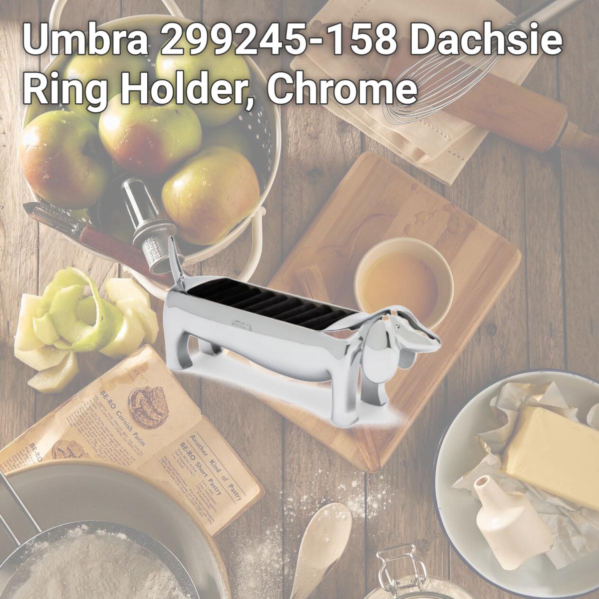Picture of Umbra 299245-158 Dachsie Ring Holder, Chrome