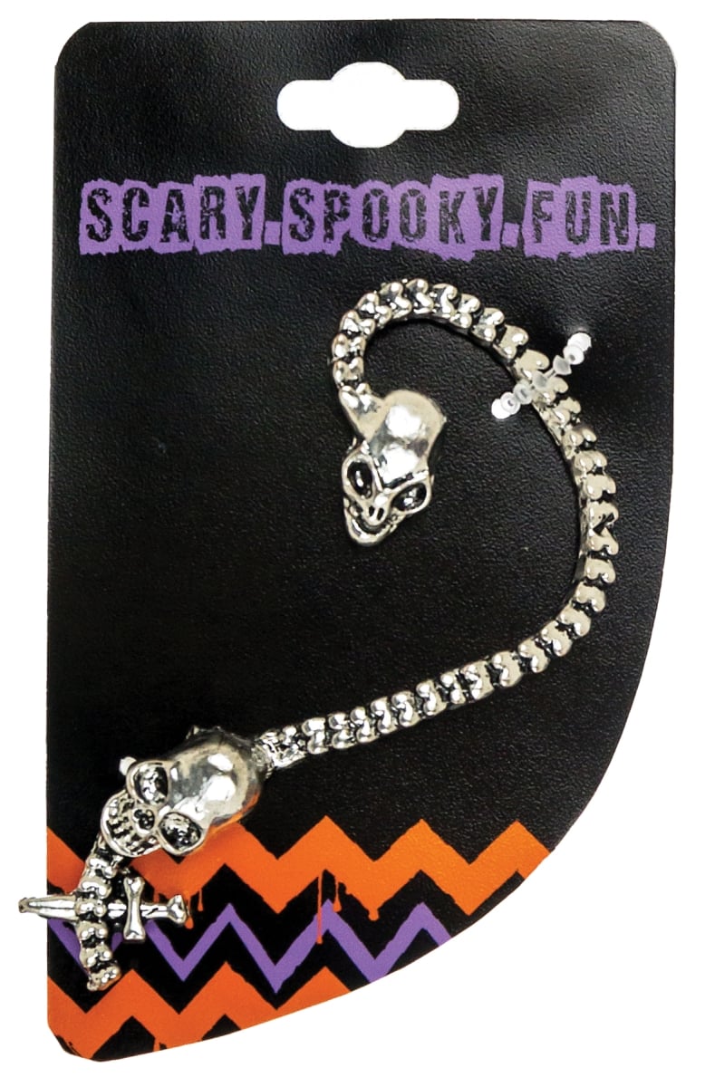 Alh15234 Earring Wrap Skull Costume