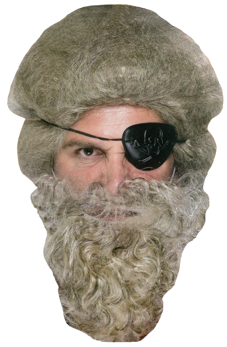 Cb55gy Beard Pirate Grey Costume