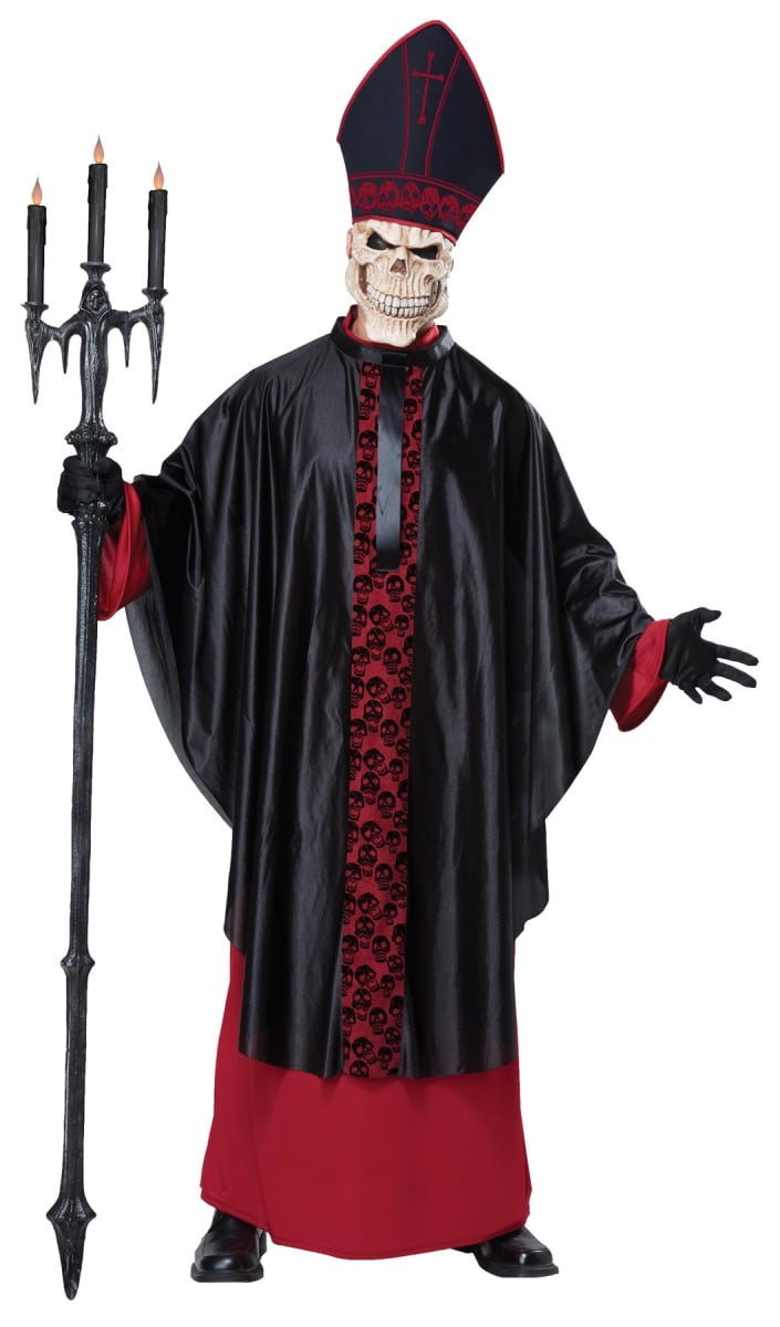 Morris Costume Cc01406 Black Mass Adult Costume, Large & Extra Large