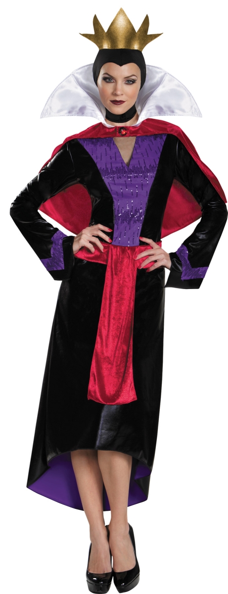 Dg85702b Evil Queen Deluxe Adult Costume, Size 8-10