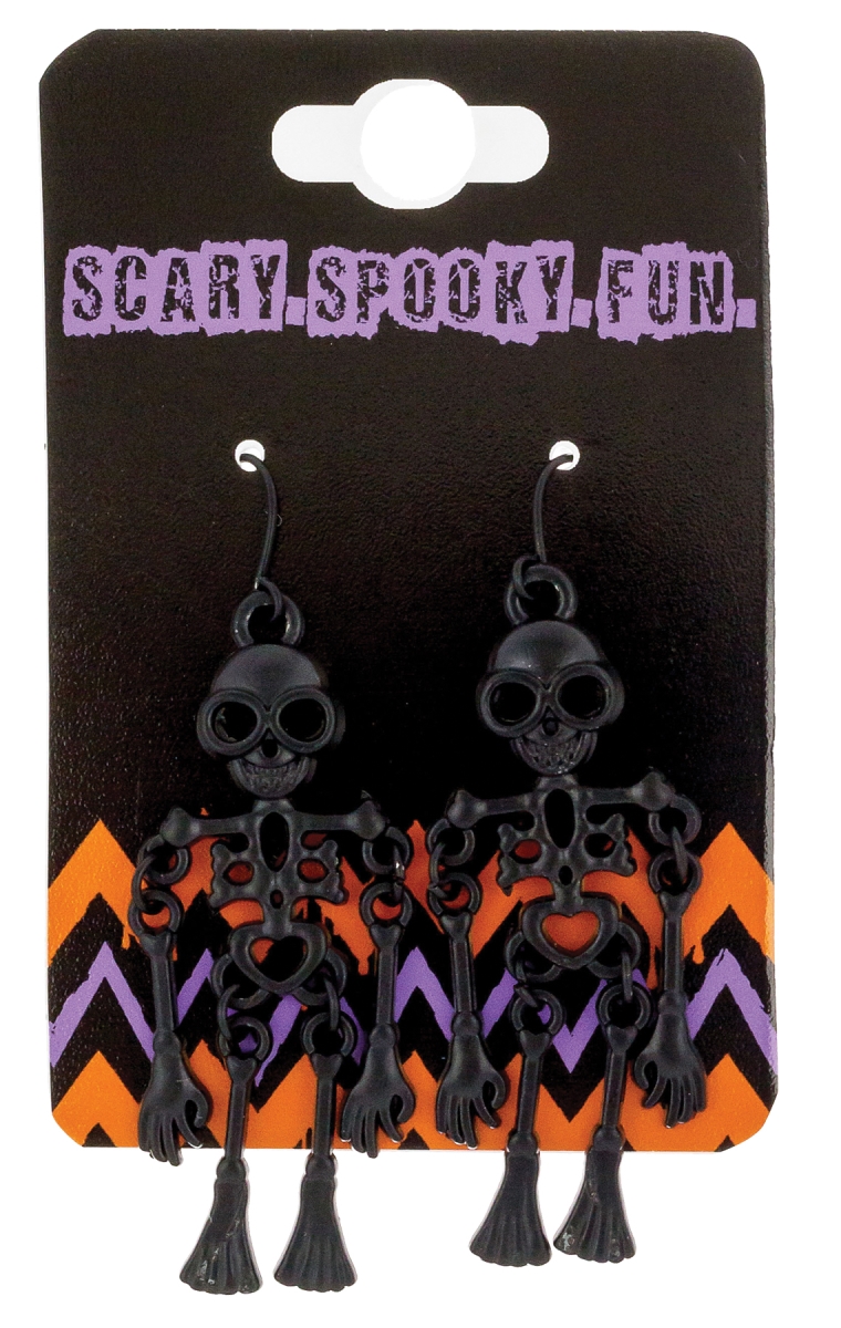 Alhj2346 Earrings Mini Skeleton Costume