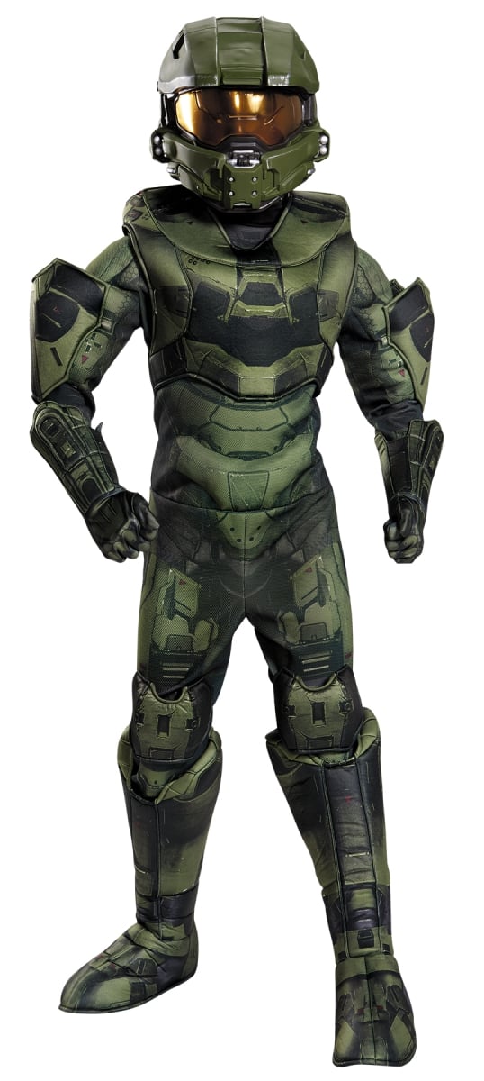 Dg89980l Master Chief Prestige Child Costume, Size 4-6