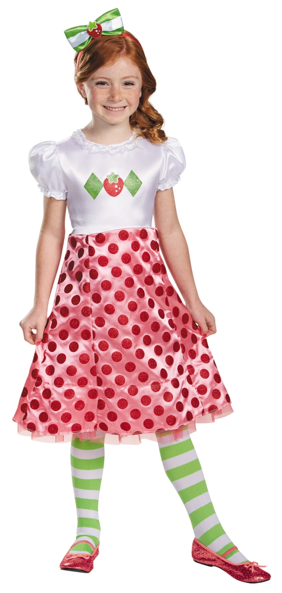 Dg84471l Strawberry Shortcake Class Costume, Size 4-6