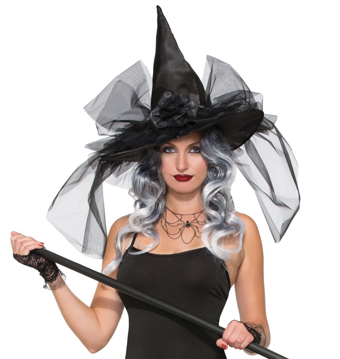 Fm76625 Witch Hat Fancy Deluxe Costume