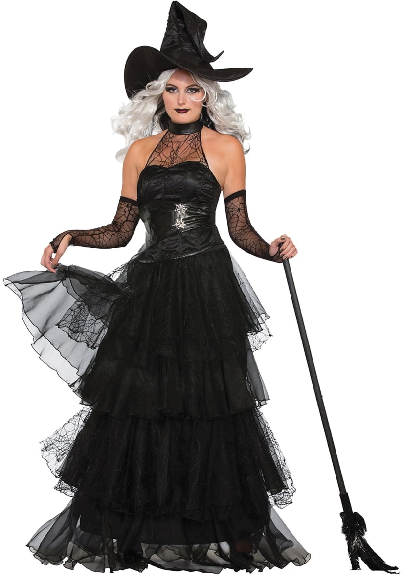 Fm76784 Ember Witch Adult Costume, Medium & Large