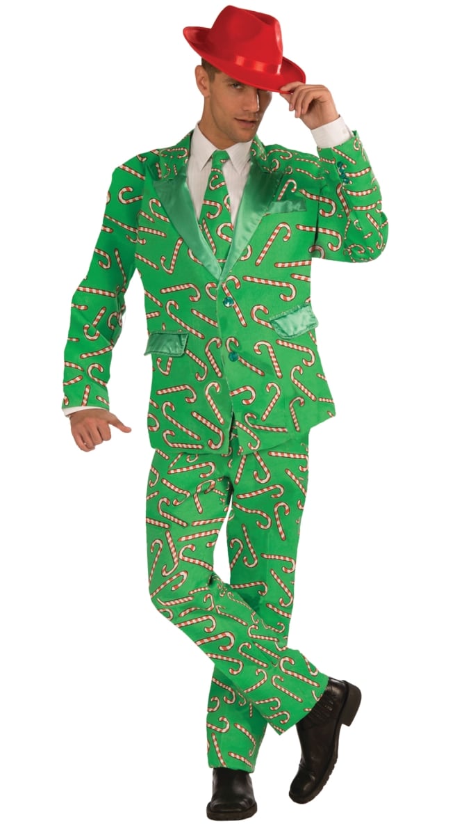 Morris Costume Fm72642 Candy Cane Suit Adult Costume, Extra Large