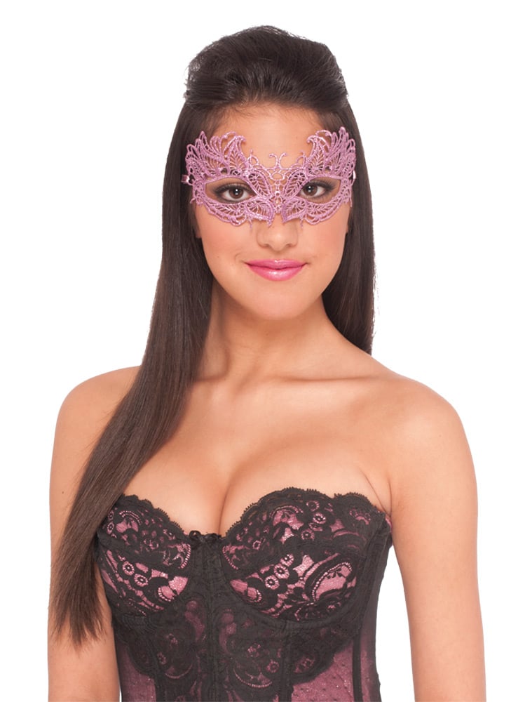 Lace Pink Mask